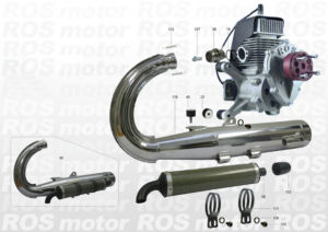 EXHAUST GROUP (ROS 125)