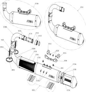 EXHAUST GROUP (ATOM 80 MY25)